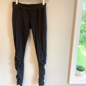 Ivivva Leggings Black Side Ruched - 10